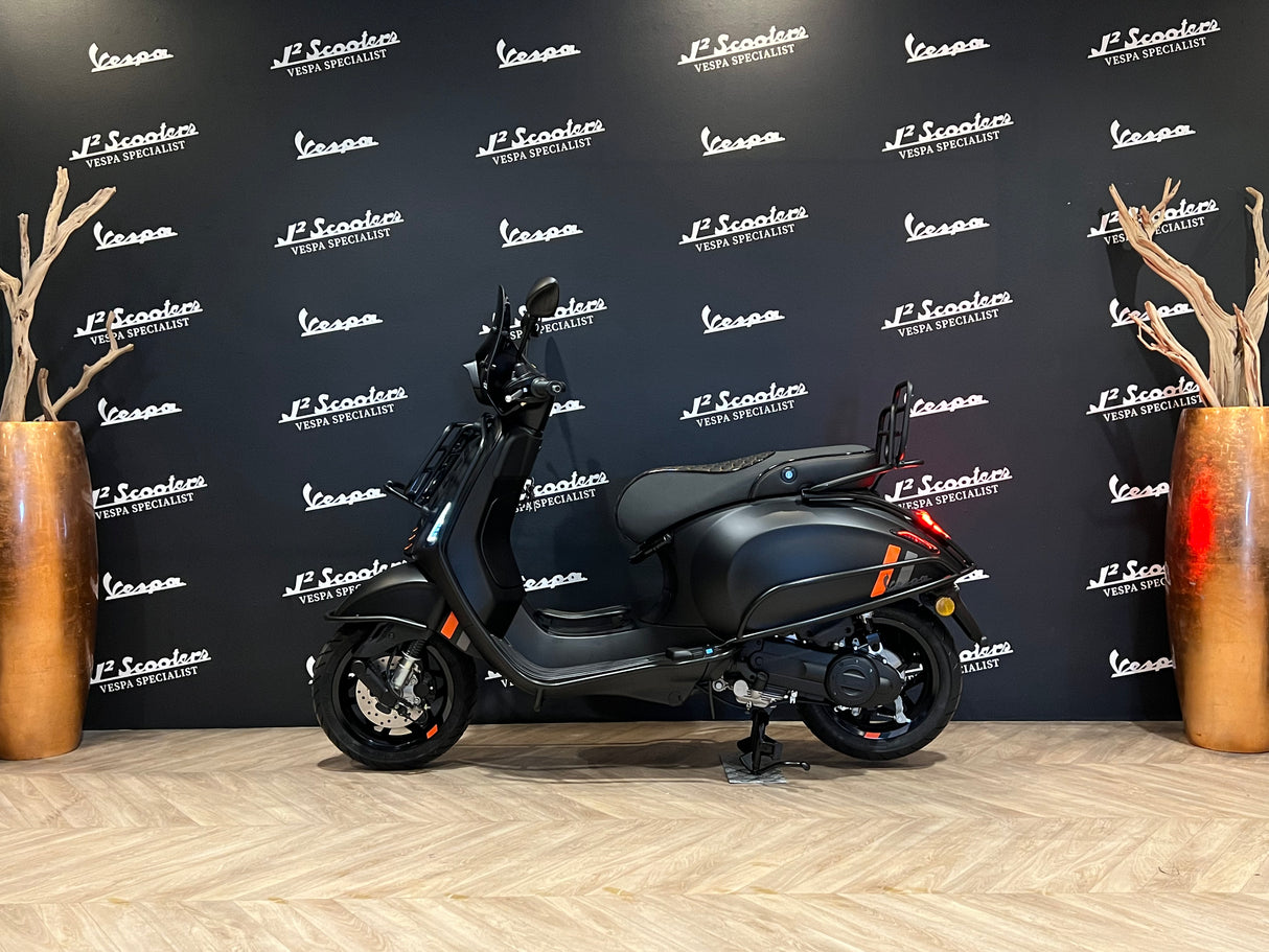 Vespa Sprint S E5 FACELIFT mat zwart Nero Convinto