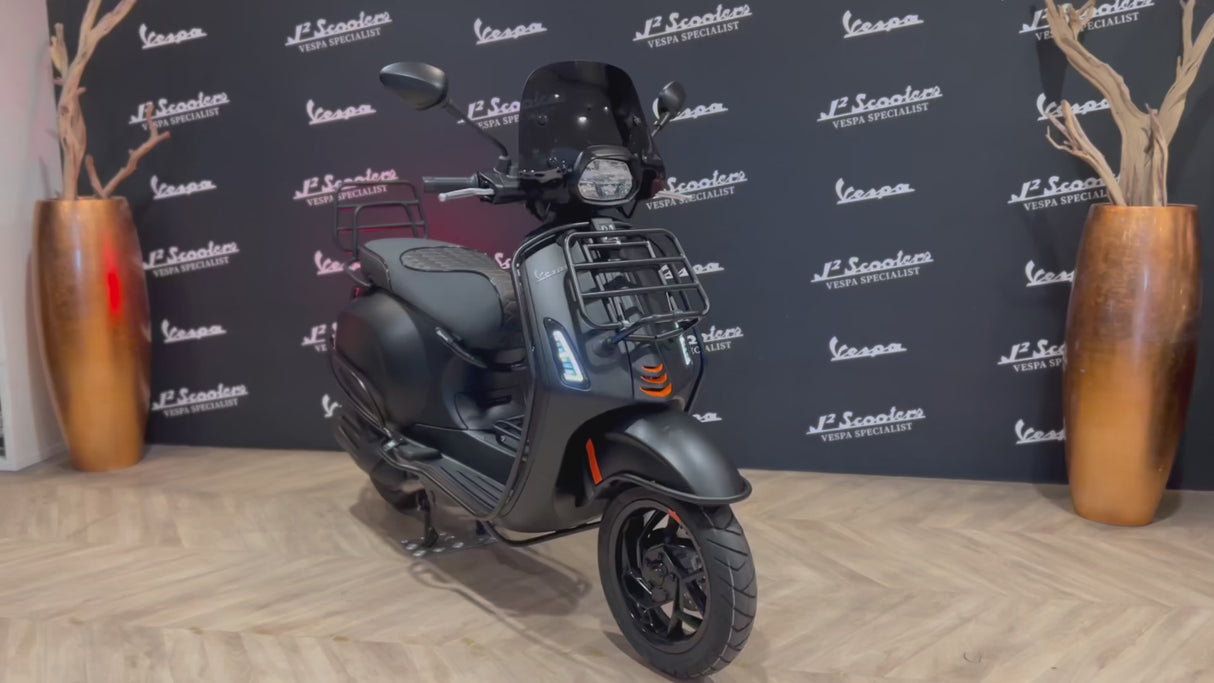 Vespa Sprint S E5 FACELIFT mat zwart Nero Convinto